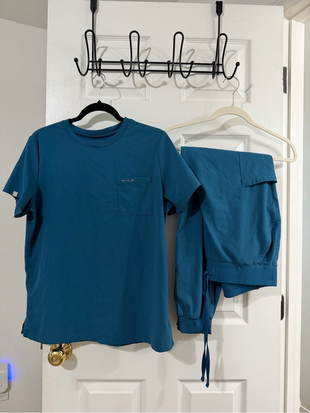 Sea Blue Hypothesis scrub set